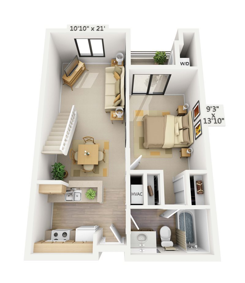 Belmont Loft Floor Plan 2